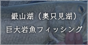 巨大岩魚フィッシング