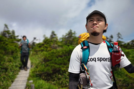 登山ガイド風景1